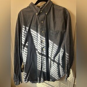 Blue long sleeve button up